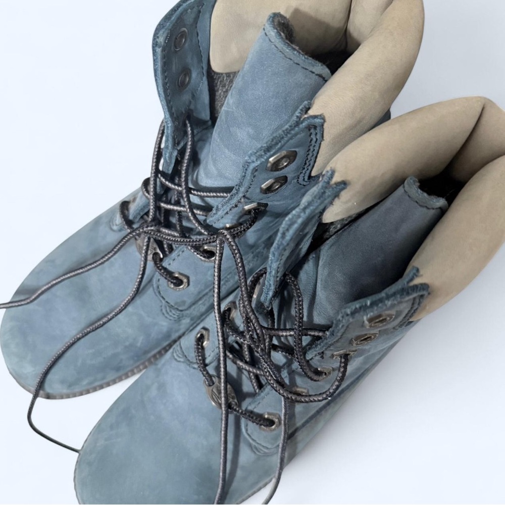 Blue Timberland Boots